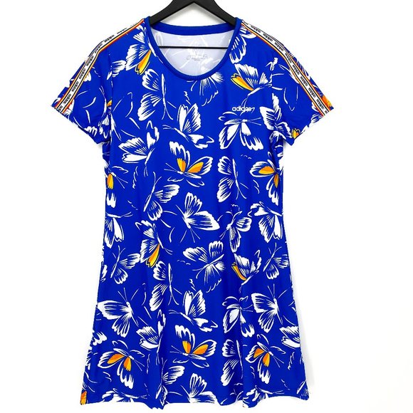 FARM RIO x ADIDAS Butterfly Mini Dress NWT - Picture 1 of 16